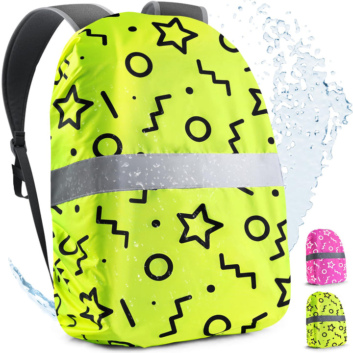 Regenschutz für Rucksack/Schulranzen Regenschutz Kinder - 100% Wasserfester Ranzen Regenschutz Überz