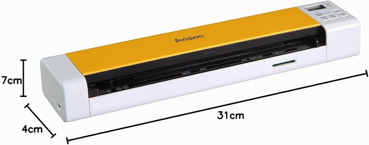 Avision Meta 20 Mobiler Scanner| DIN A4 | Ideal für Papier, Plastikausweise, Fotos | USB 2.0 | WLAN