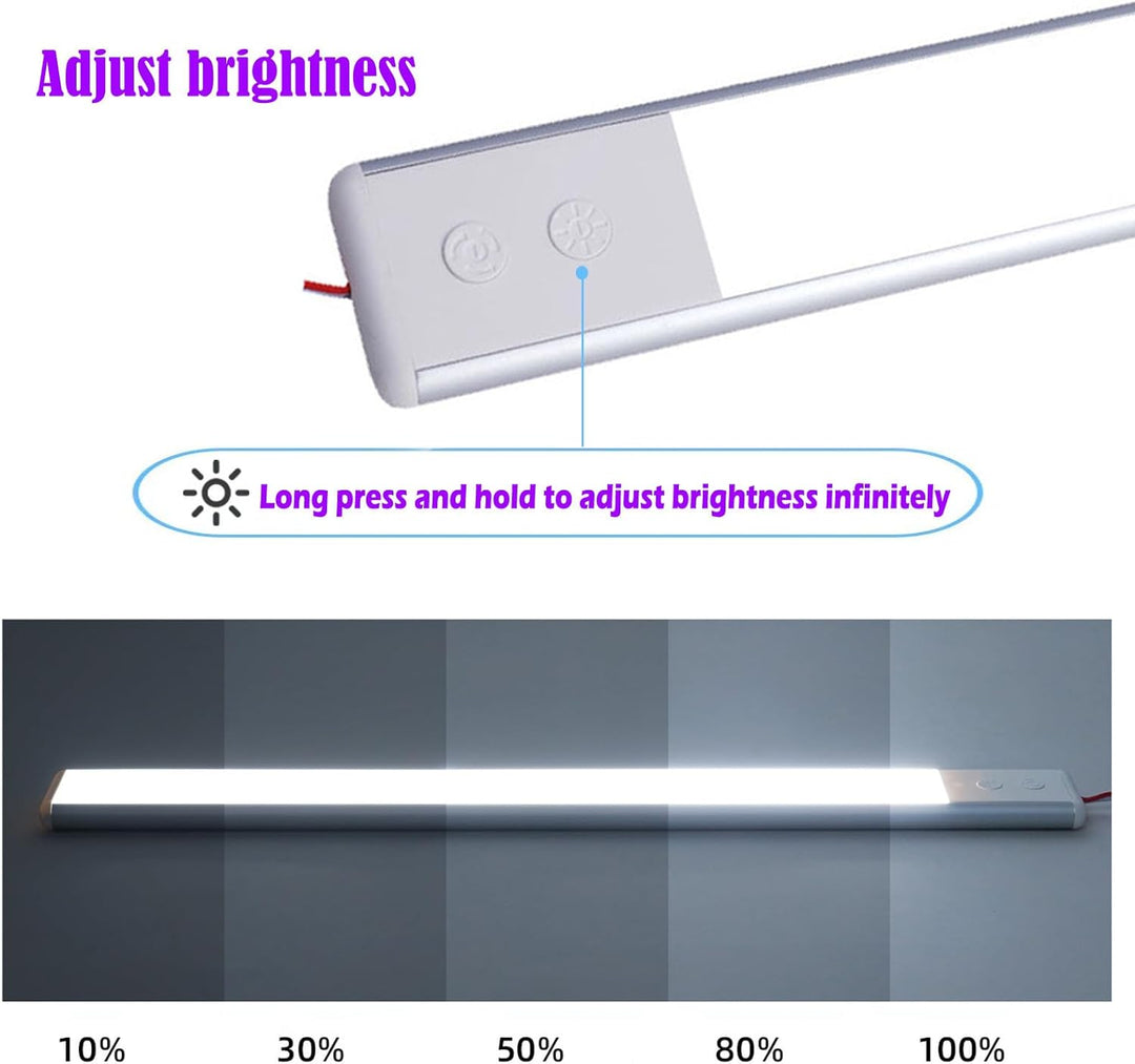 Intckwan 12 Volt Led Lampen Wohnmobil, 168LEDs, 10W, Dimmbar Dach Wohnmobilbeleuchtung mit Speichers