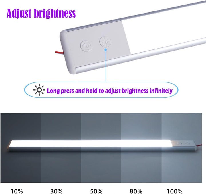 Intckwan 12 Volt Led Lampen Wohnmobil, 168LEDs, 10W, Dimmbar Dach Wohnmobilbeleuchtung mit Speichers