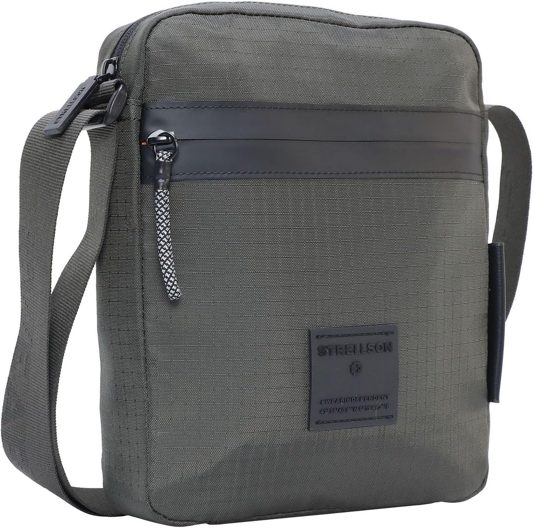 Strellson - northwood Schultertasche für Herren, praktische Umhängetasche für Männer, in Dunkelgrün