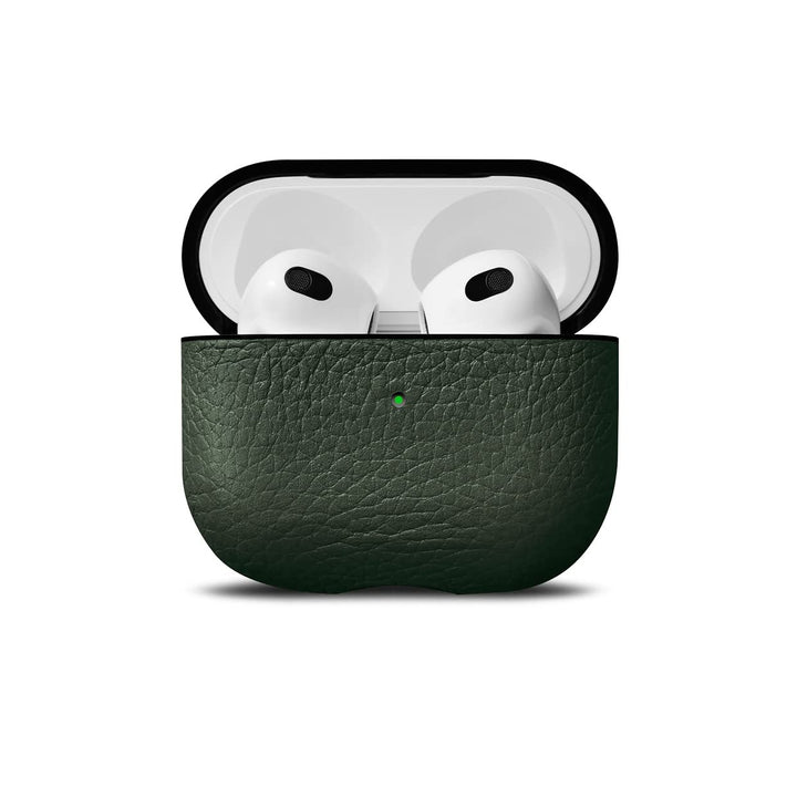 Woolnut Leder Hülle Case für AirPods 3. Gen - Grün, Grün