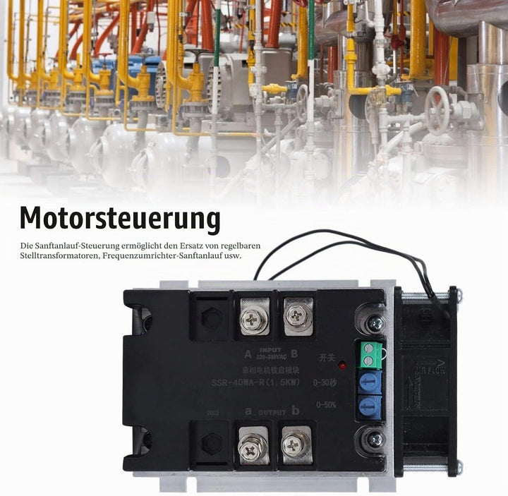 Motor Soft Start Controller Modul, TSR 20WA R1 2KW Motorstartplatine Optical Softstart Steuermoduls