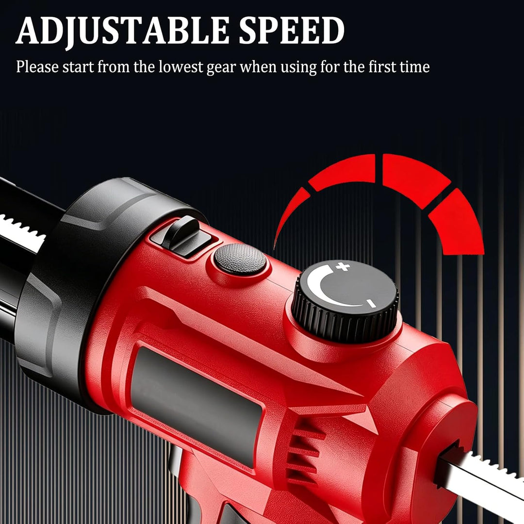 Akku Kartuschenpresse Kompatibel mit Makita 18V Akku, Elektrische Kartuschenpresse mit 2000mAh Akkus