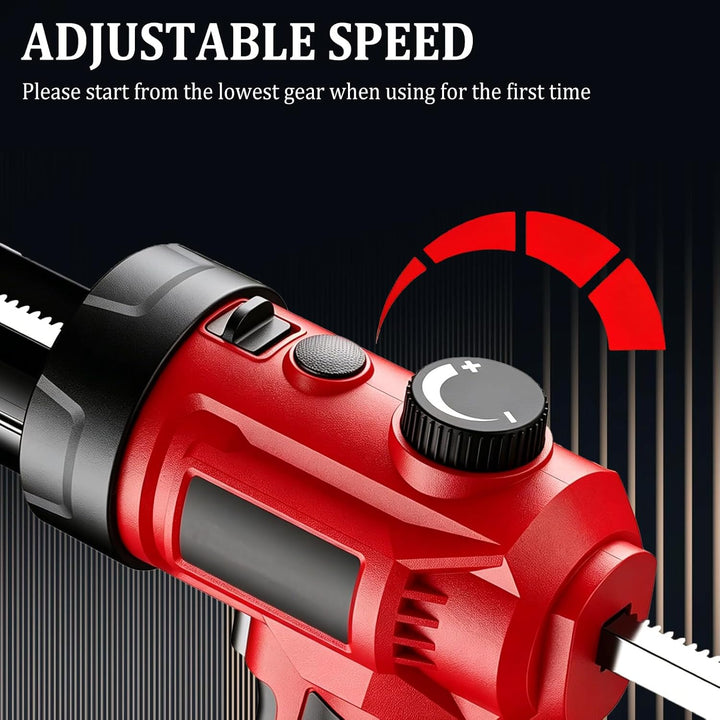 Akku Kartuschenpresse Kompatibel mit Makita 18V Akku, Elektrische Kartuschenpresse mit 2000mAh Akkus