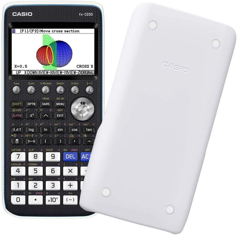 Casio FX-CG50 Grafikrechner mit hochauflösendem Farbdisplay, deutsche Menüführung DE Version, DE Ver