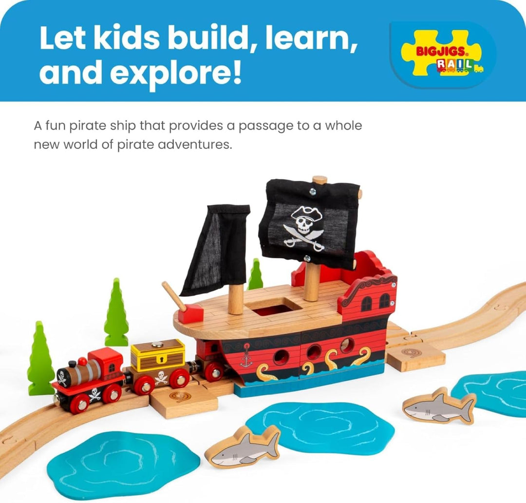 Bigjigs Rail Piratenschiff