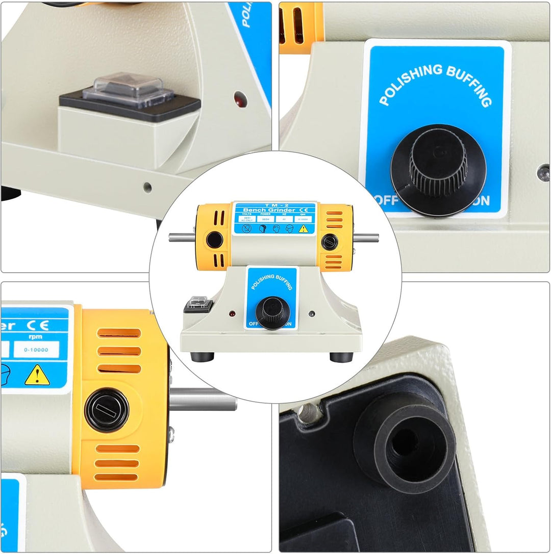 Tischpolierer Poliermaschine schmuck 350W Kleine Desktop-Jade-Schneid- und Poliermaschine für die Ho