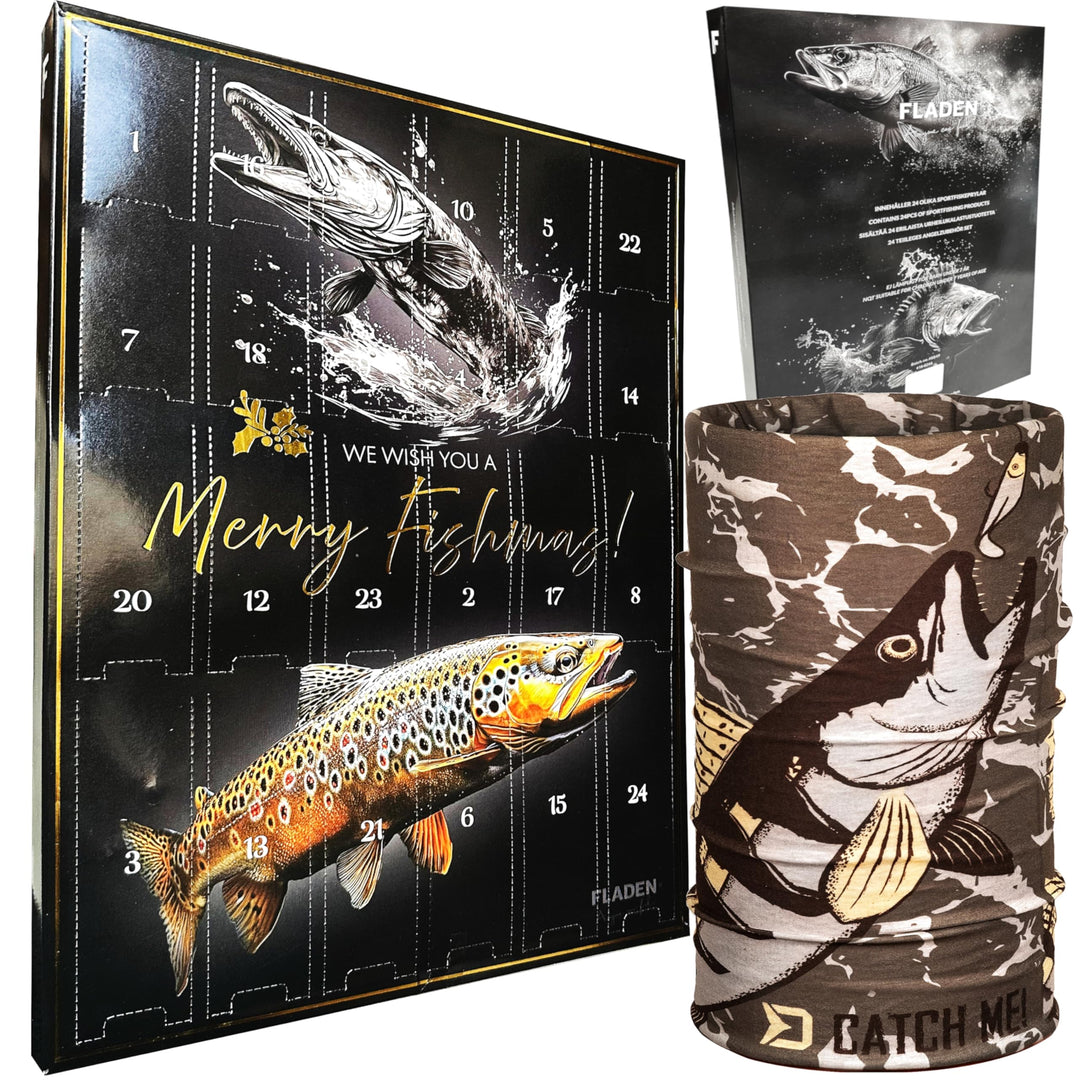 FLADEN Fishing Premium Raubfisch Angler Adventskalender - Köder Angelset Weihnachtskalender Advents