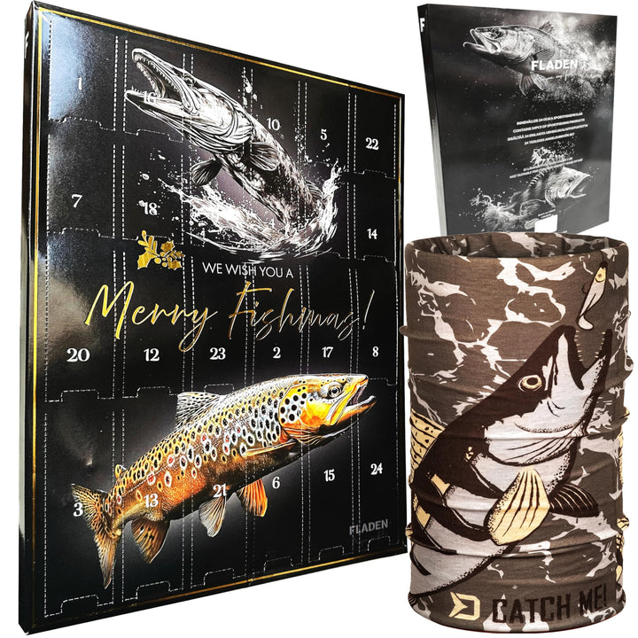 FLADEN Fishing Premium Raubfisch Angler Adventskalender - Köder Angelset Weihnachtskalender Advents