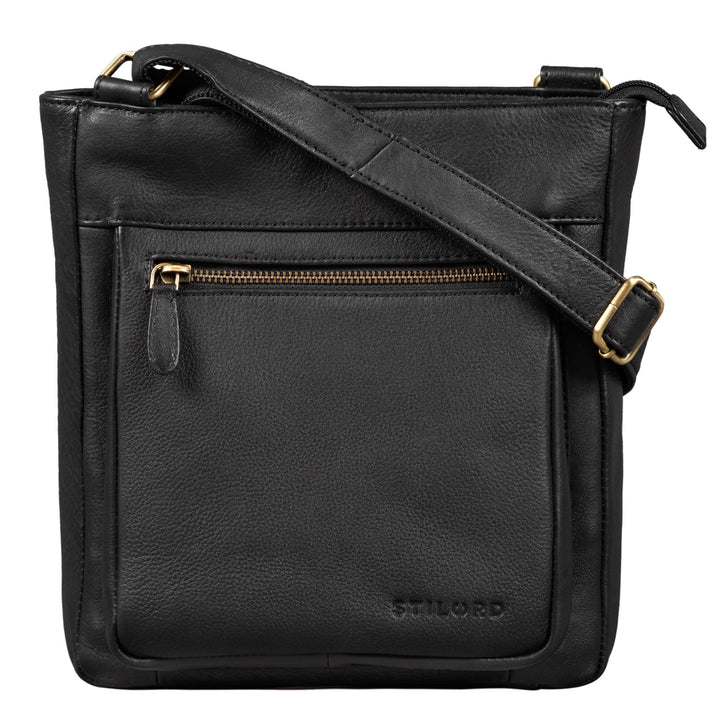 STILORD 'Kaja' Vintage Ledertasche Damen Umhängetasche Handtasche Crossbody Bag Elegante Schultertas