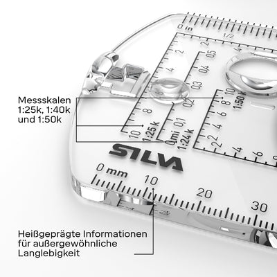 Silva BRÜJULAS Transparente Basis mit Spiegel Terra Expedition S Kompass (MN) SILVA Unisex Erwachsen