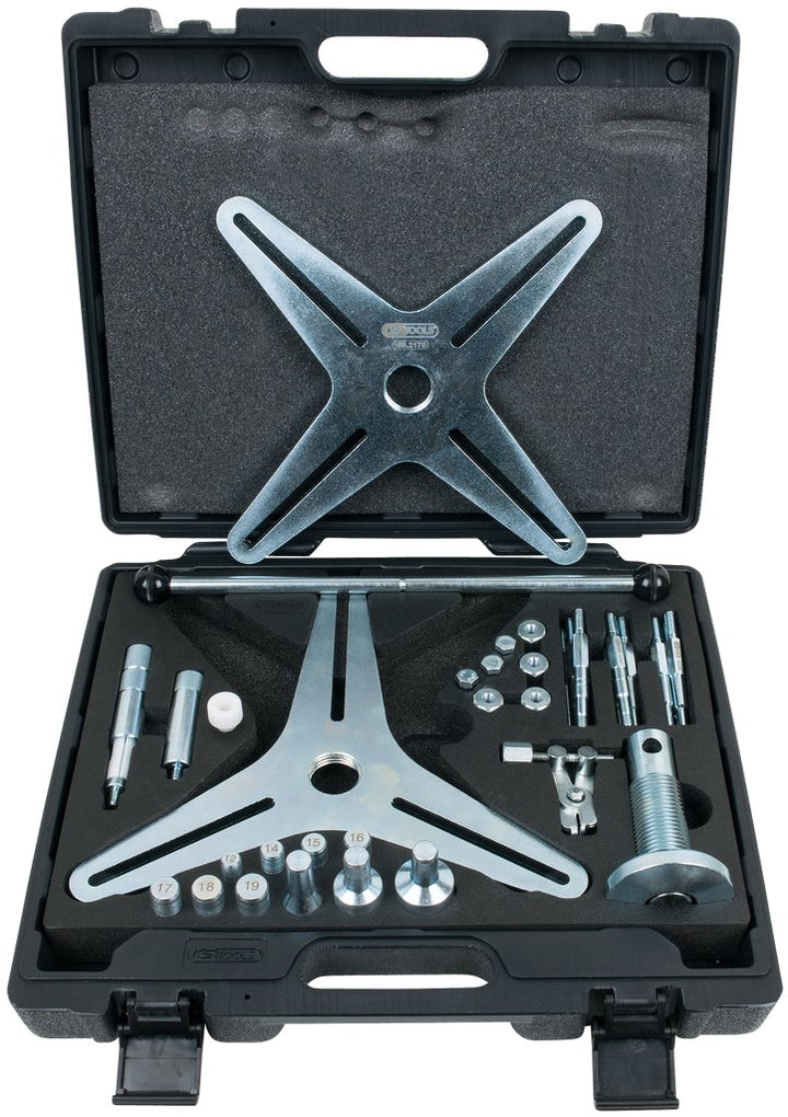 KS Tools 150.2160 SAC Kupplungswerkzeug-Satz (3-und 4-Loch-Teilung), 37-tlg.
