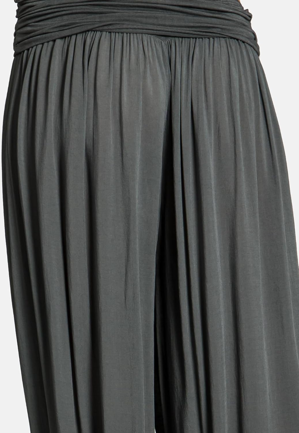 Caspar KHS035 leichte Damen Sommer Haremshose, Farbe:dunkelgrau, Mode Grösse:36