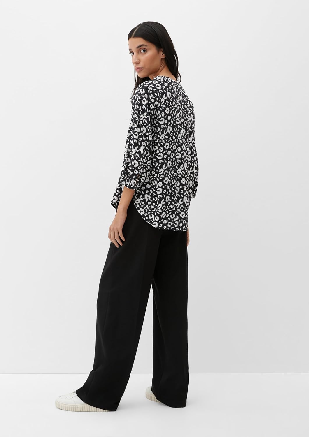 s.Oliver Viskosebluse mit Tunika-Ausschnitt 38 99a6, 38 99a6