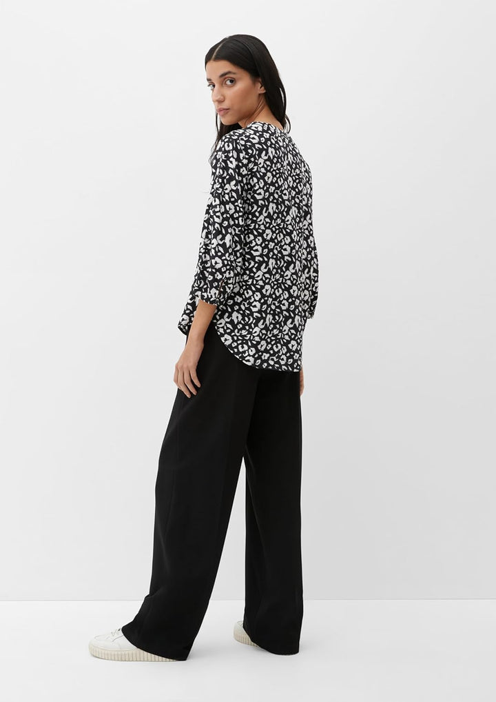 s.Oliver Viskosebluse mit Tunika-Ausschnitt 38 99a6, 38 99a6