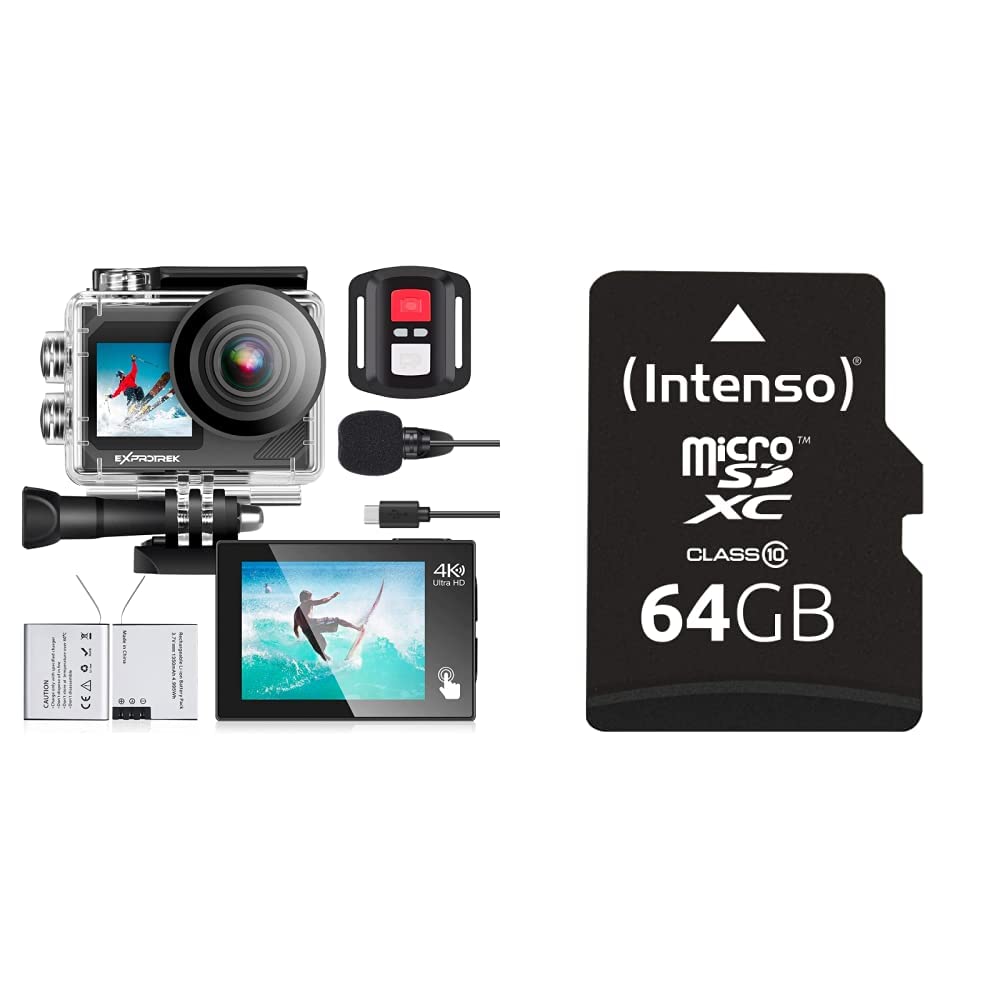 Action Cam,4K 30fps Ultra HD, 40m 100Fuss wasserdichte Unterwasserkamera, WiFi, 170° Ultraweitwinkel