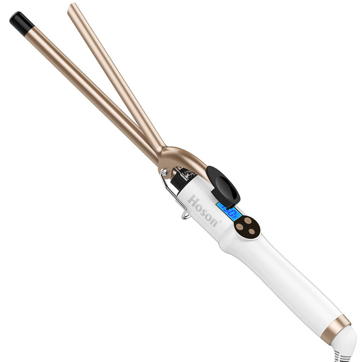 Hoson 13mm Lockenstab Pro Curl, Keramik Turmalin Beschichtung Lockenstab, LCD Display 9 Hitzeeinstel