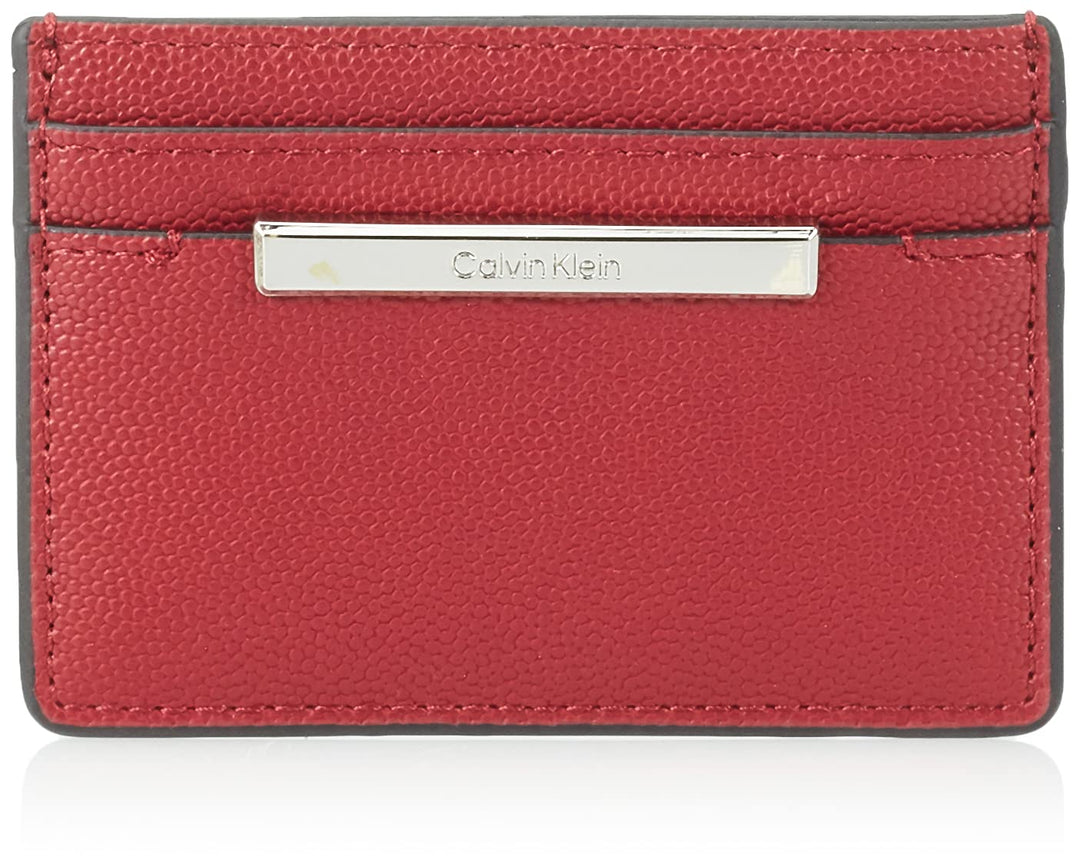 Calvin Klein Damen Sportswear Reisezubehör-Reisebrieftasche Einheitsgrösse Rot, Einheitsgrösse Rot