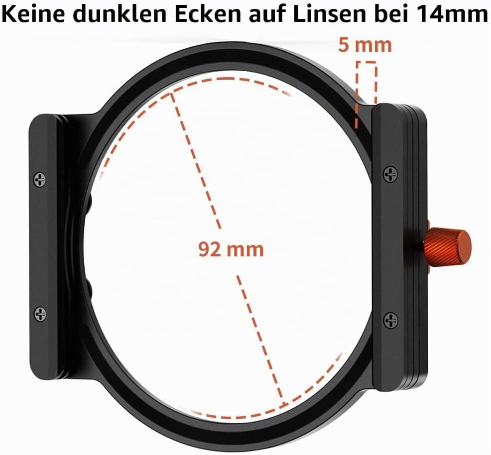 K&F Concept Nano-X Filterhalter Kit Rechteck-Filterhaltersystem(inkl.8er Filter Adapterringe), Filte