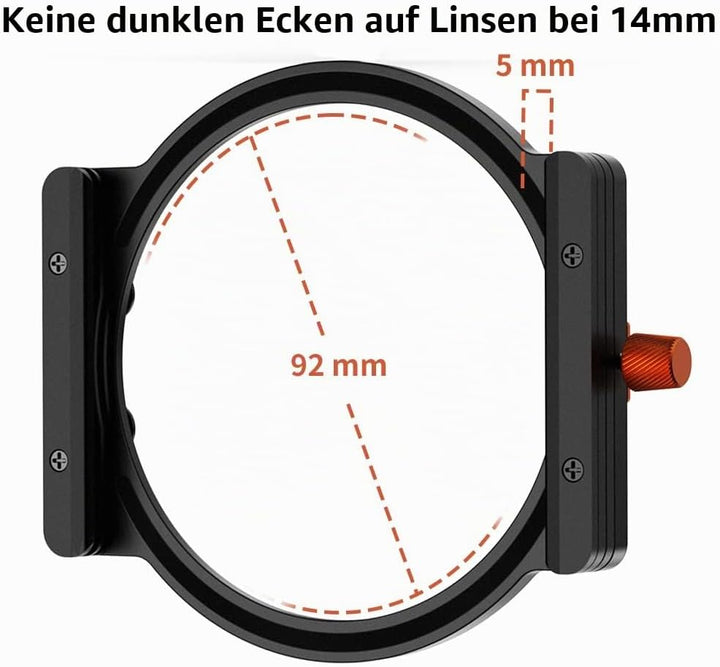K&F Concept Nano-X Filterhalter Kit Rechteck-Filterhaltersystem(inkl.8er Filter Adapterringe), Filte