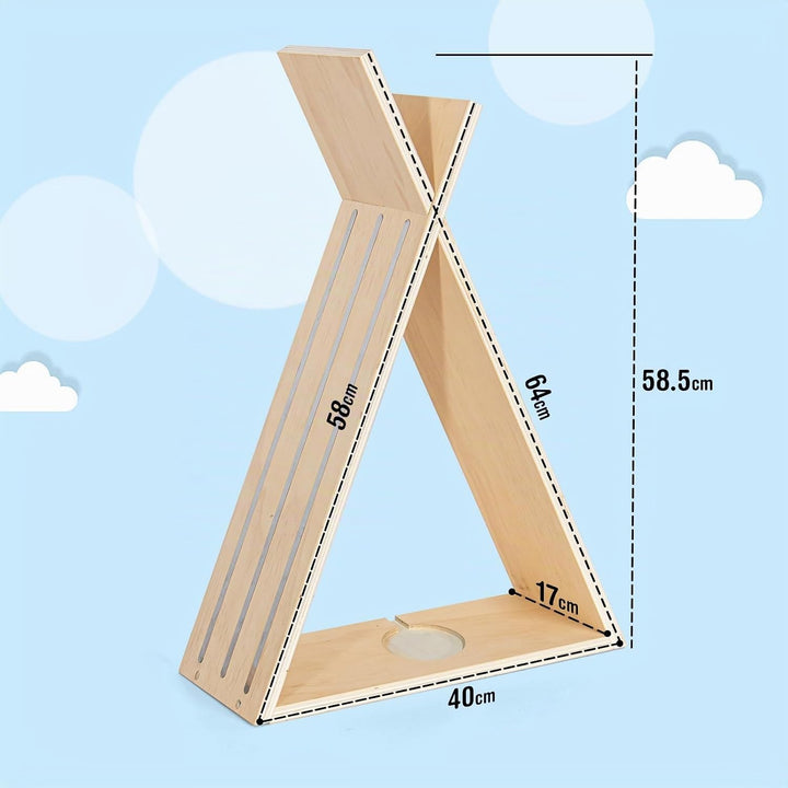 Todeco Tonie-Regal für Toniebox Hörfiguren, Magnetische Aufbewahrung für 70-80 Tonie, Wandregal und