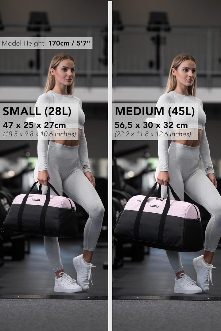 Fitgriff® Sporttasche & Reisetasche V2 für Damen und Herren - mit Schuhfach & Nassfach - Tasche für