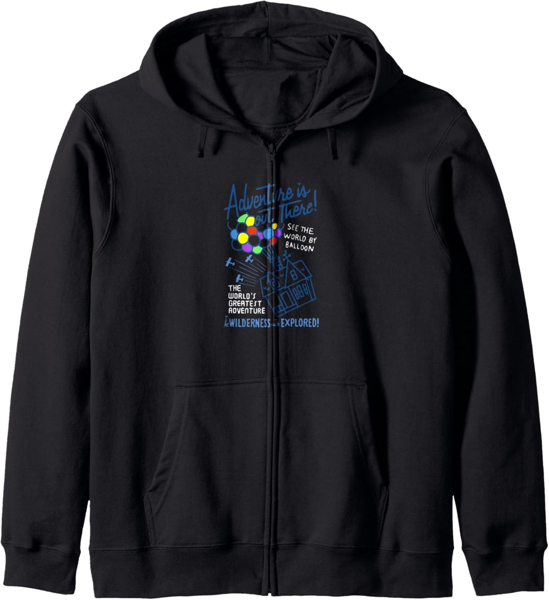 Disney Pixar UP Adventure Is Out There Vintage Craft Kapuzenjacke