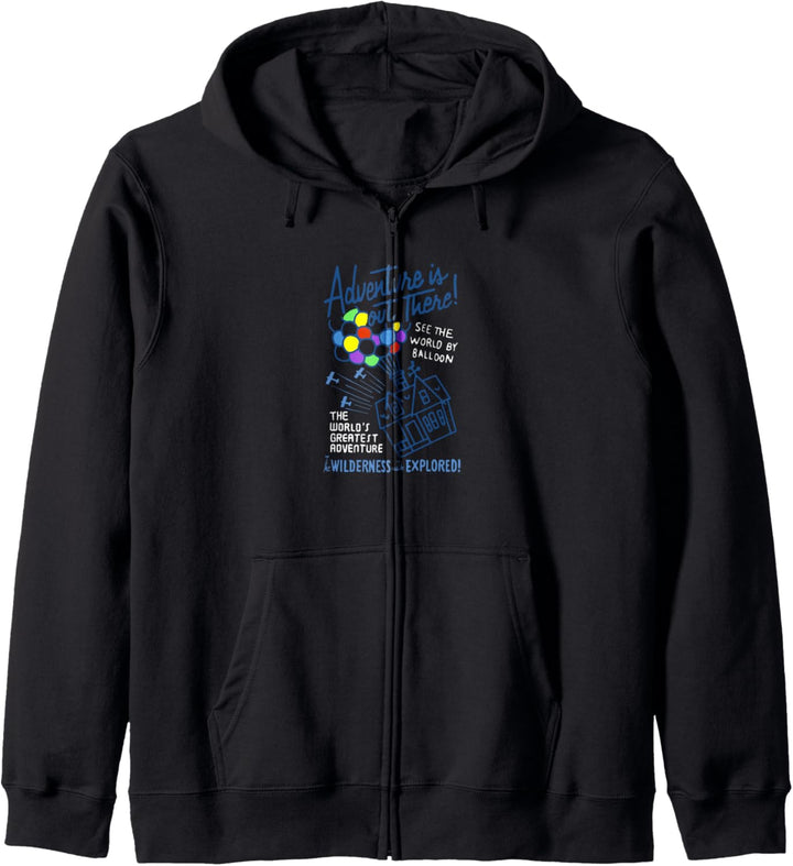 Disney Pixar UP Adventure Is Out There Vintage Craft Kapuzenjacke