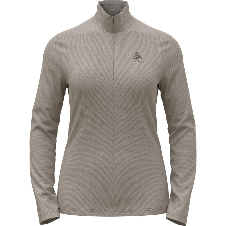 Odlo Damen Midlayer 1/2 Zip Roy Pullover S Beige, S Beige