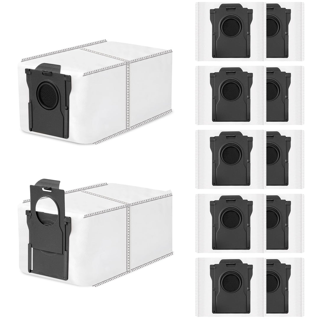12 Stück Kohlestaubbeutel für Dreame L10s Ultra Gen 2, L10s Pro Ultra Heat, Aqua10 Ultra, X30/X40/X5
