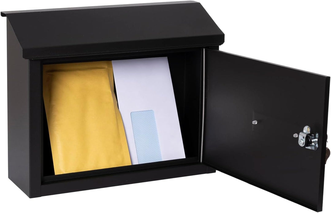 ARREGUI v-4070 V4074 Maxi Durchwurfbriefkasten aus strukturlackiertem Stahl, Grösse M (DIN A4), Brie