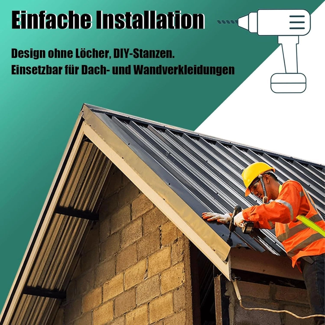24x Trapezblech 115 x 46 cm = ca. 12,7 m² Verzinkt Rostresistent Wetterfest Profilblech Dachblech We