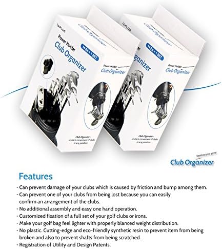 iplus Golfclub Organisatoren 14pcs 1set Clip macht Halter Eisen Putter auf Tasche zu schützen