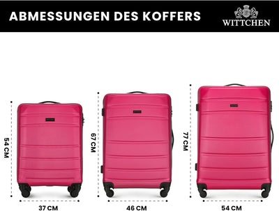 WITTCHEN Globe Line Modern, Koffer-Set 3tlg