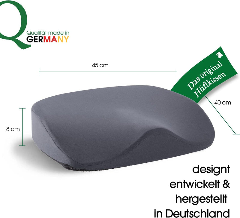 Vital Kissen® Sitzkissen orthopädisch – orthopädisches Kissen | Keilkissen Stuhl | ergonomisch | Ent