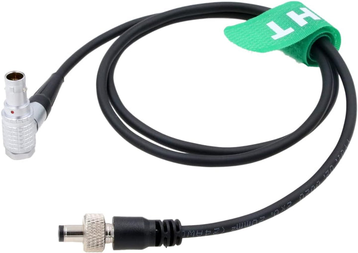 Netzkabel für Alexa DSMC2 Kamera auf Atomos Ninja V Monitor, rechtwinklig, 2-polig auf 2,5 mm Gleich