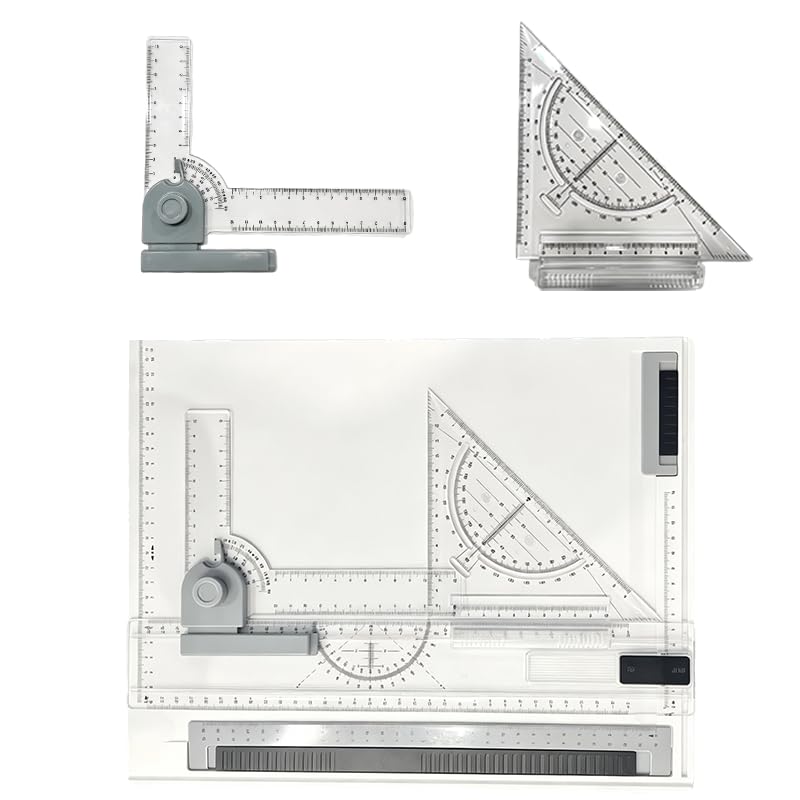 Multifunktions Zeichenplatte Set DIN A4, 37 x 30 cm | Verdicktes Plattenmaterial Tragbares Kunstbret