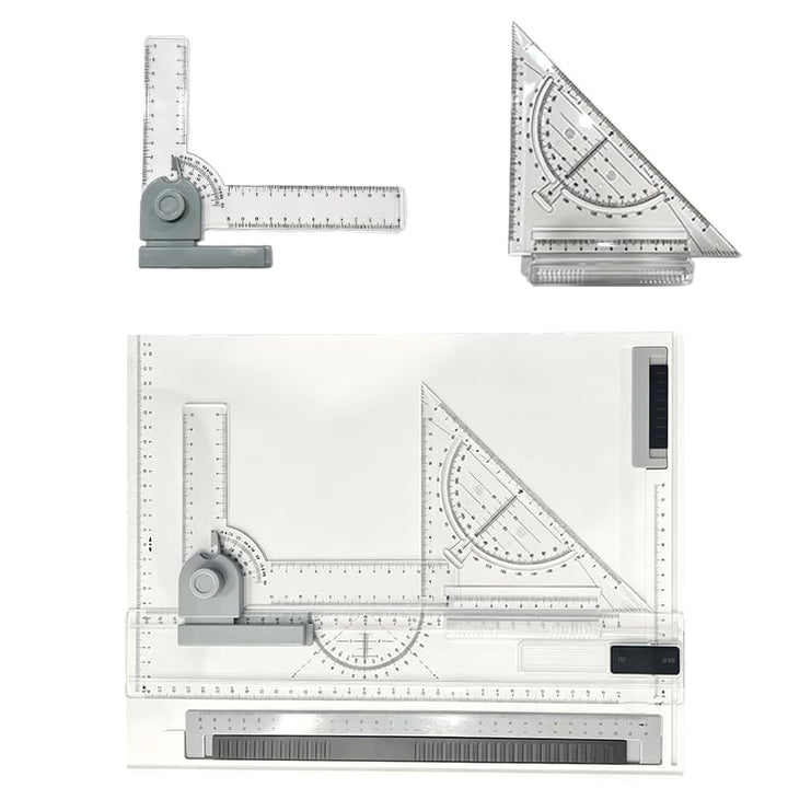 Multifunktions Zeichenplatte Set DIN A4, 37 x 30 cm | Verdicktes Plattenmaterial Tragbares Kunstbret