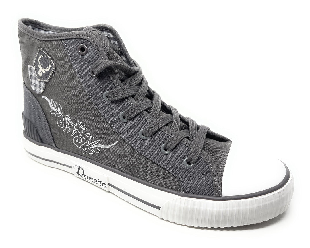 RUNERO Trachtensneaker High Top Trachten Sneaker Freizeitschuhe Trachtenschuhe Damen Herren Unisex 3