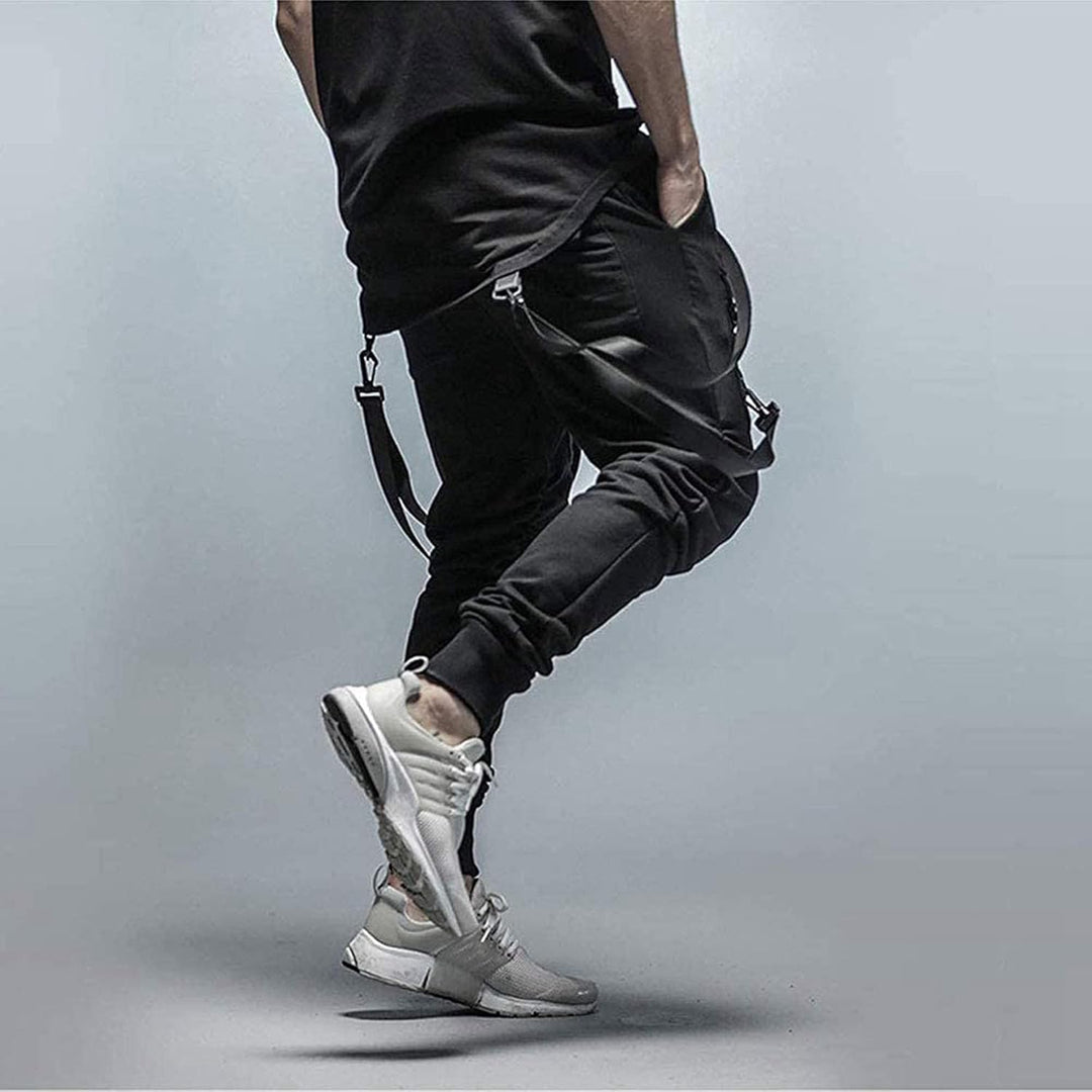 XYXIONGMAO Cargo Hip Hop Pants Streetwear Schwarz Jogger für Herren Taktische Gothic Japanische Stre