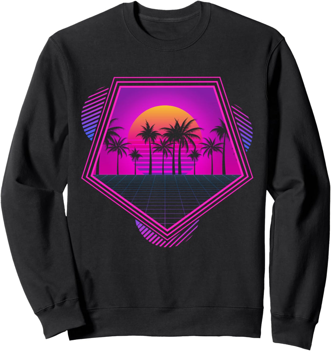 Retro Kunst Synthwave Vaporwave 80er Sommer Vaporwave Sweatshirt