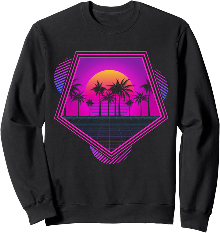 Retro Kunst Synthwave Vaporwave 80er Sommer Vaporwave Sweatshirt