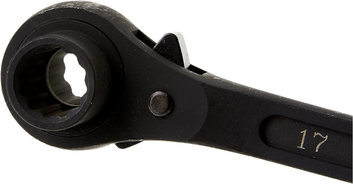 Laser 0180 0180 Ratschenschlüssel mit Konischem Griff, 17 mm 19 mm