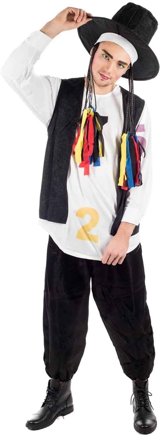 Fun Shack 80er Jahre Poplegende Boy Iconic Kostüm, Verkleidung 80er Jahre Ikonik Kostüm, 80 Er Jahre