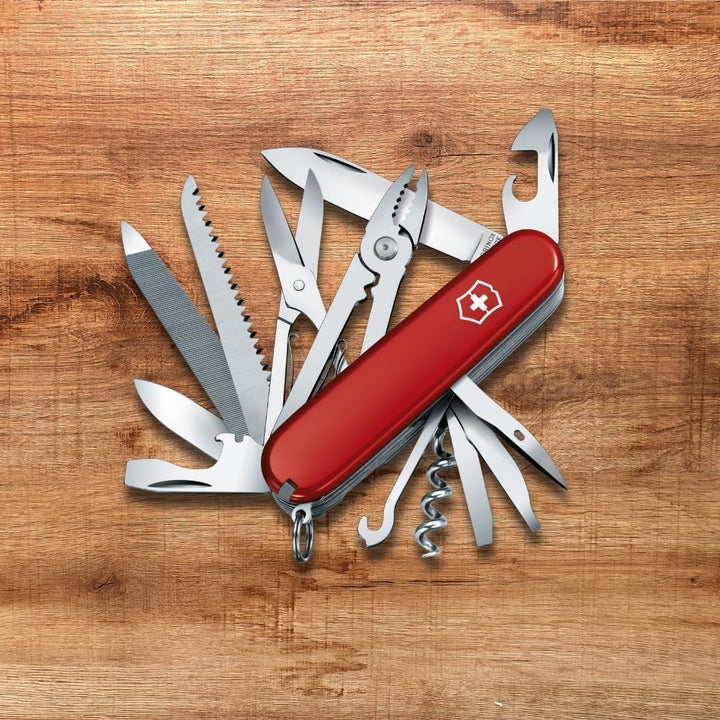 Victorinox Schweizer Taschenmesser Handyman, Swiss Army Knife, Multitool, 24 Funktionen, Klinge, Kor