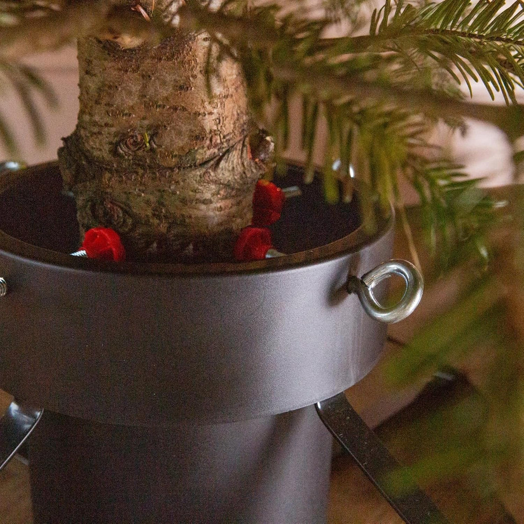 Harbour Housewares Klassischer Weihnachtsbaumständer - Schwarz