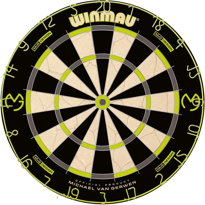 WINMAU Michael Van Gerwen MvG-Sets erhältlich mit Dartboards, Schränken, Umrandungen, Darts und Zube