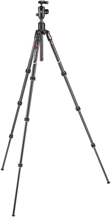 Manfrotto Befree GT XPRO Carbon Kameratativ, 496 Kugelkopf, M-Lock-System, 90-Grad-Säule, 200PL-PRO-