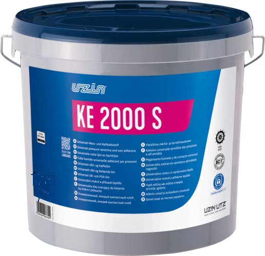 Uzin Universal-Fussboden-Kleber KE 2000 S Ökoline Dispersionskleber für Teppichboden, PVC, Linoleum